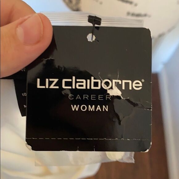 Liz Claiborne Career Sheer Brand New Top Feminine Work Office Casual - Picture 6 of 9